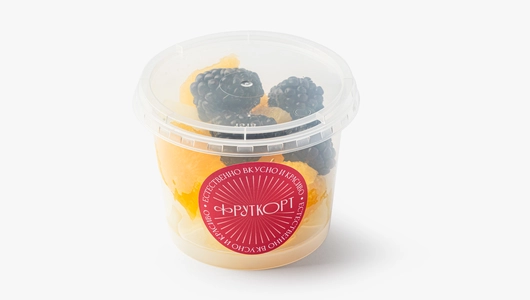 Фруктовый микс (дыня, апельсин, ежевика), 170 г