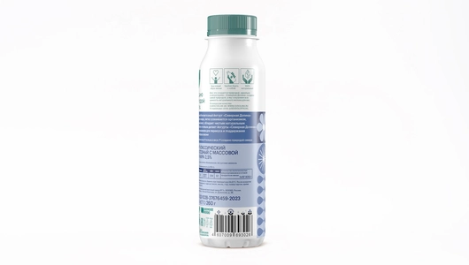 Йогурт питьевой Северная Долина безлактозный Классический без сахара 2,5% 260 г