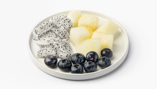 Фруктовый микс (дыня, питахайя, голубика), 170 г