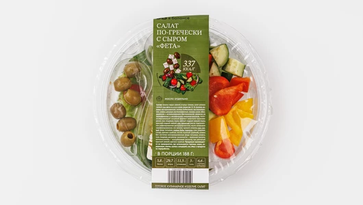 Салат по-гречески с сыром "Фета" Салат по-гречески с сыром "Фета"
