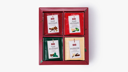 Набор чайный ассорти "4 вкуса", 24 пакетика