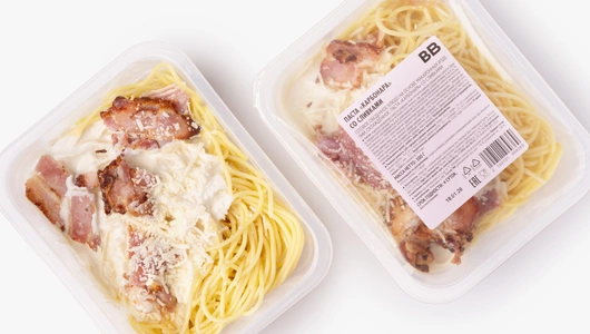 Паста "Карбонара" со сливками