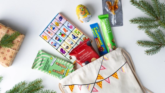 Набор "Новогодний мешочек" средний Набор "Новогодний мешочек" средний