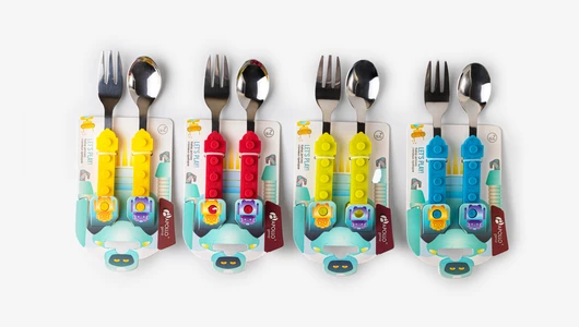 Набор детских столовых приборов 2 пр.