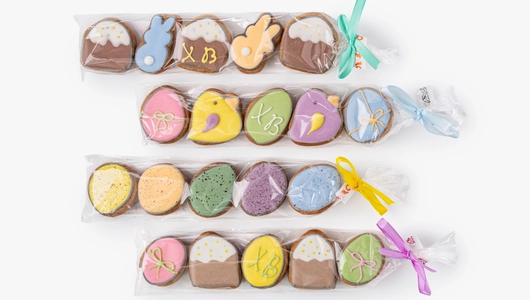 Пряники-мини имбирные "Пасха" (1 уп.)