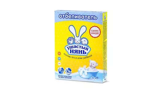 Отбеливатель для детского белья Ушастый нянь порошок 500 г Отбеливатель для детского белья Ушастый нянь порошок 500 г