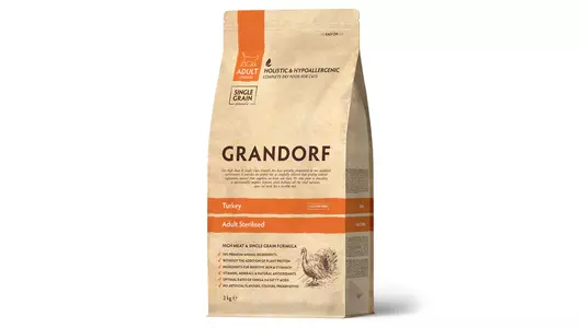 GRANDORF Adult Sterilized Turkey Корм сух.индейка д/стерилизованных кошек 2кг
