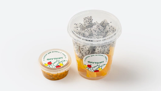 Фруктовый микс (манго, питахайя, маракуйя), 300 г