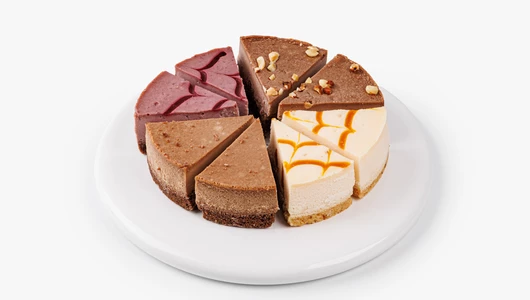 Набор чизкейков "Ассорти" (4 вкуса) зам.