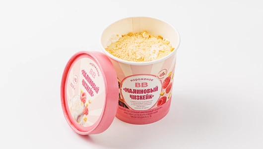 Мороженое "Малиновый чизкейк", 310 г