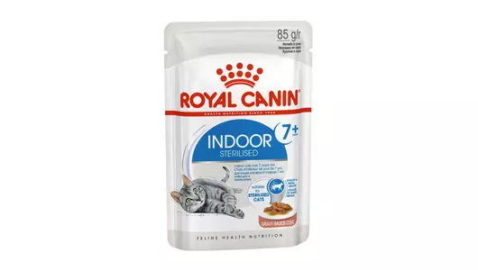 ROYAL CANIN Indoor 7+ Sterilized Корм влаж.соус д/стерилиз.кошек живущих в помещении пауч 85г
