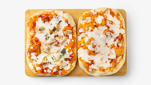 Пиццы римские мини ассорти "Маргарита" и "Курица с соусом Песто", зам.