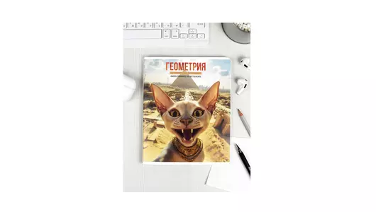 Тетрадь общая Феникс+ предметная Селфи Геометрия A5 48 листов в клетку на скрепке