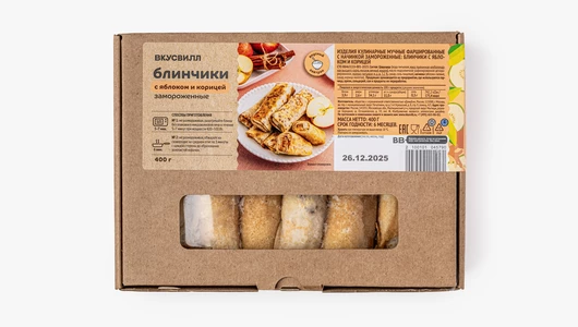 Блинчики с&nbsp;яблоком и&nbsp;корицей, зам.