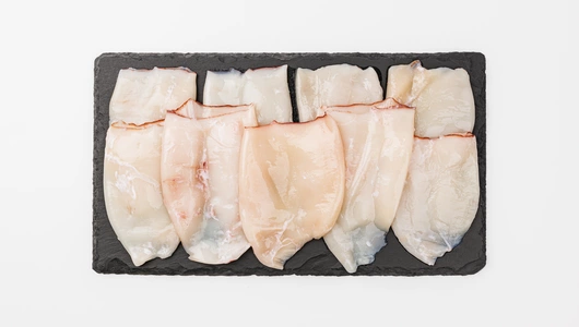 Кальмар командорский тушка очищенная зам., 600 г