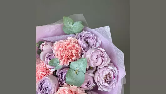 Дуо Лаванда Баблс и&nbsp;Гвоздика mini FMART by flowwow