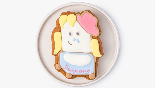 Пряник имбирный "Хиты Чуковского", 1 шт.