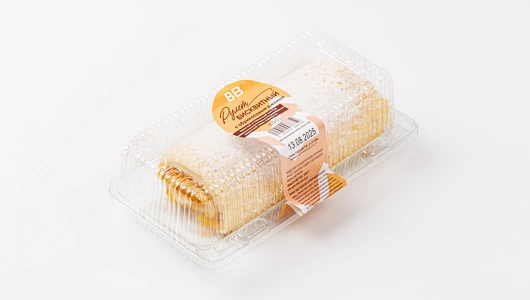 Рулет бисквитный с абрикосовым джемом Рулет бисквитный с абрикосовым джемом