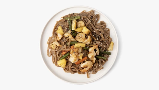 Вок гречневый с&nbsp;креветками в&nbsp;кисло-сладком соусе, шт СП