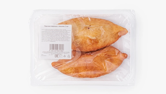 Пирожки жареные с&nbsp;вишней, 2 шт
