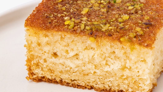 Манник с&nbsp;апельсином и&nbsp;фисташками