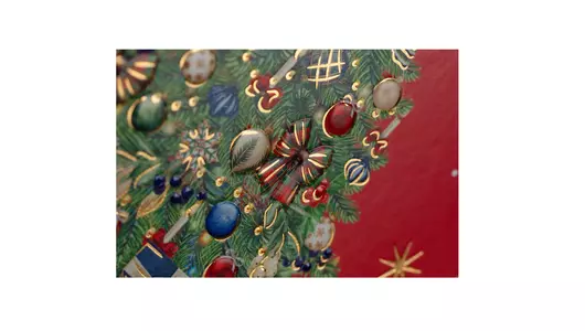 Открытка City home С новым годом двойная с конвертом 1 шт