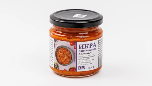Икра баклажанная острая, 200 г