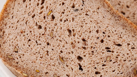 Хлеб черный без глютена с семенами льна, замороженный