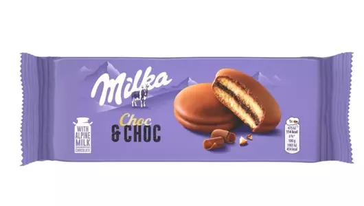 Печенье Milka Choc & Choc бисквитное 150 г