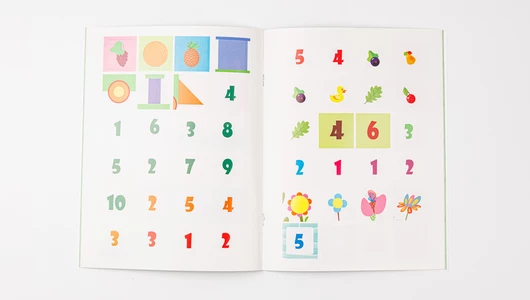 IQ-наклейки "Математика и ориентация в пространстве"