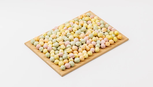 Пельмени микро с говядиной цветные