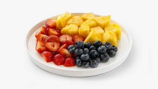 Фруктовый микс ананас, клубника, голубика, Фрешбар Фруктовый микс ананас, клубника, голубика, Фрешбар