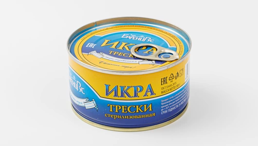 Икра трески атлантической, 185&nbsp;г