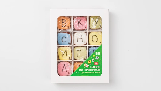 Набор из пряников "Игра-Слова" (12 шт)
