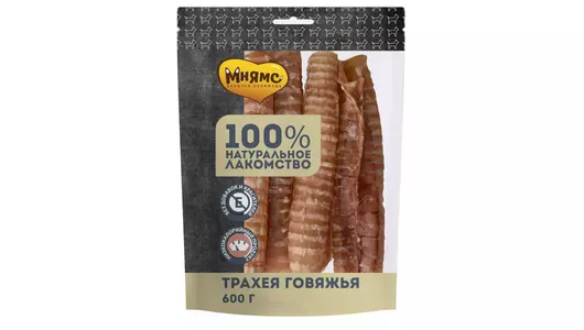 МНЯМС Лакомство Трахея говяжья д/собак 95г