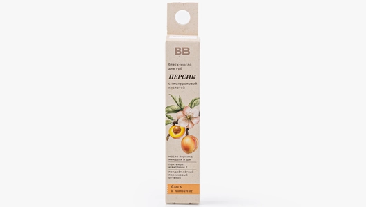 Блеск-масло для&nbsp;губ "Персик" с&nbsp;гиалуроновой кислотой