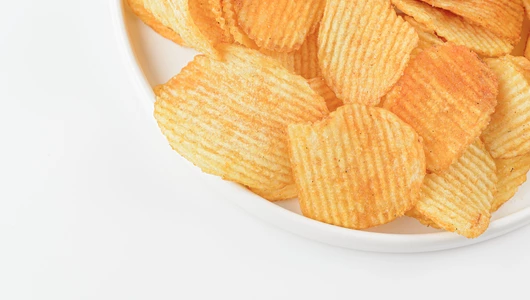 Чипсы картофельные рифленые со вкусом "Барбекю"