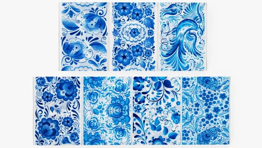 Термонаклейки пасхальные, 1 лист 7 шт