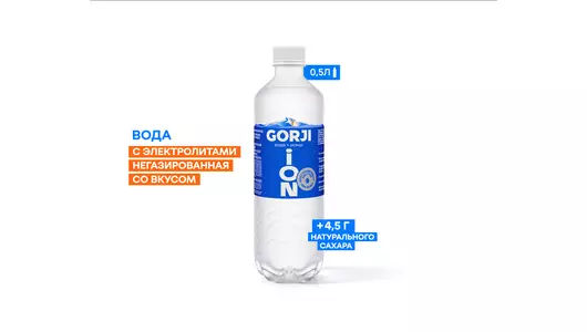 Напиток безалкогольный Gorji Ion негазированный 500 мл