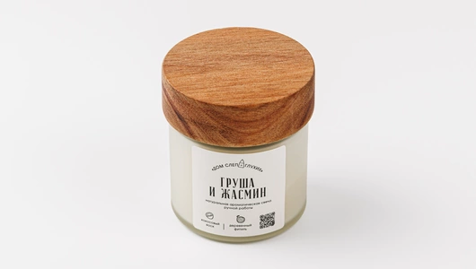 Свеча сувенирная "Жасмин и груша"