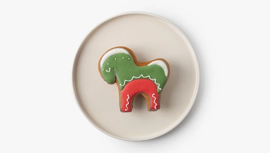 Пряник имбирный "Новогодний подарок", 1 шт.