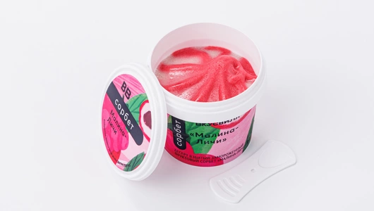 Сорбет "Малина-Личи" Сорбет "Малина-Личи"