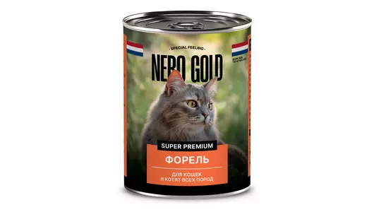 Nero Gold консервы Консервы для кошек «Нежная форель», 415г