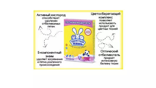 Пятновыводитель детский Ушастый нянь порошок 500 г
