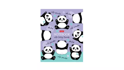 Тетрадь общая Hatber Пушистые хвостики А5 48 листов в клетку на скрепке Тетрадь общая Hatber Пушистые хвостики А5 48 листов в клетку на скрепке