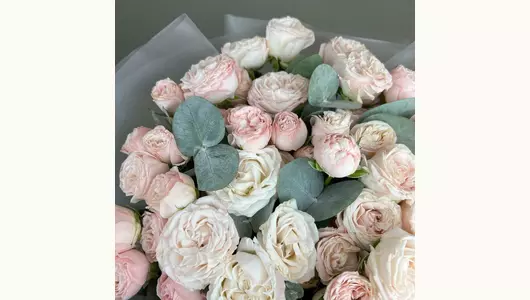 Пионовидная кустовая Роза (25 шт) FMART by flowwow