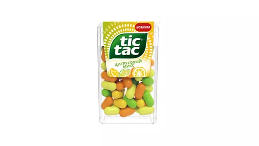 Драже Tic Tac освежающее цитрусовый микс 16 г