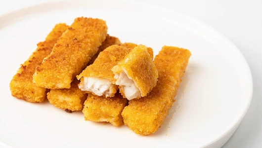 Рыбные палочки из филе минтая в панировке, зам, ВЕС