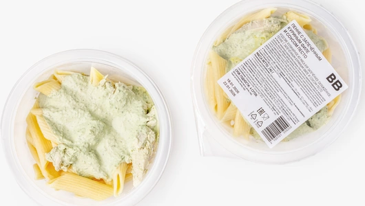 Пенне с&nbsp;запеченным куриным филе и&nbsp;соусом песто