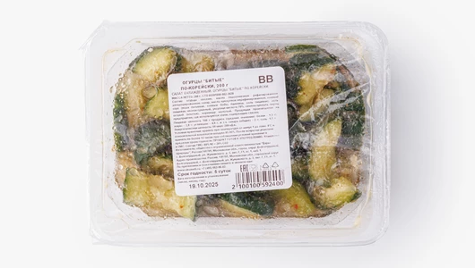 Огурцы битые по-корейски Огурцы битые по-корейски